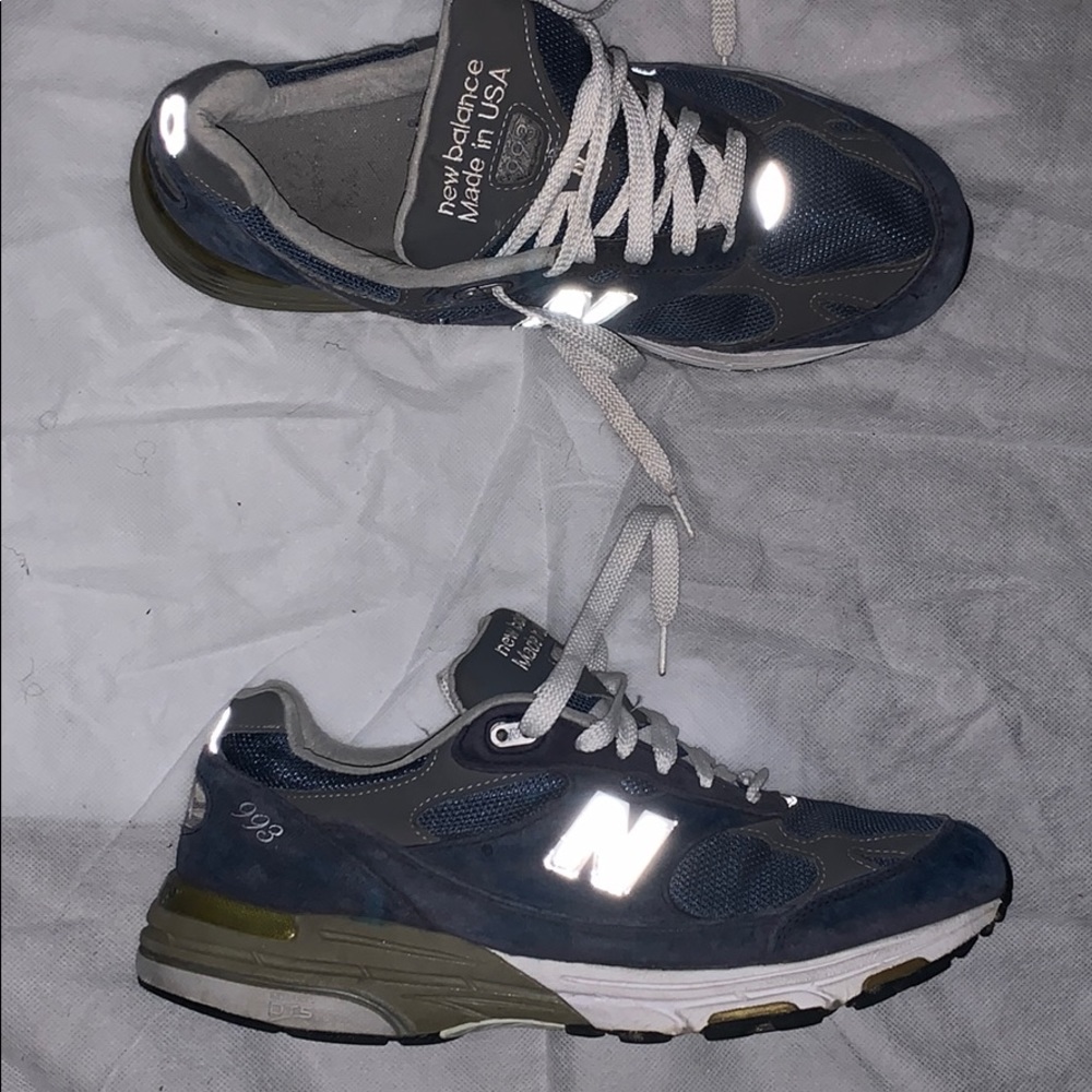 Men’s used Navy Blue New Balance 993 Sz 12